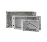 Scatola di derivazione impermeabile Scatola di plastica trasparente Custodia impermeabile Scatola di giunzione scatola elettrica for strumenti esterni elettronici 1 pezzo(200-120-75)