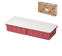 SCATOLA DI DERIVAZIONE INCASSO PT8 392X152X70 CON COPERCHIO E PARAMALTA EC350CxP-EC350C8P ELETTROCANALI