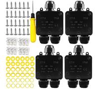 Scatola di derivazione IP68: scatola di giunzione impermeabile esterna, connettore per cavi esterni, scatola di giunzione, scatola di serraggio elettrica, diametro del cavo per Ø 5mm -15mm (3 vie Y)