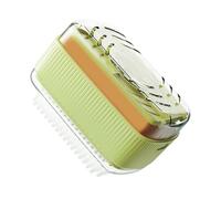 Scatola di dispenser per sapone da bucato, contenitore portatile per sapone con linea di derivazione integrata, scatola multiuso per la pulizia dei vestiti per viaggi, dormitori, camper, campeggio