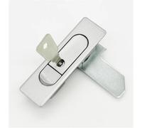 Scatola di distribuzione a blocco piatto, interruttore dell'armadio di controllo, blocco antirimbalzo, armadio in metallo, scatola di rete, 1 pezzo(Matte with key)