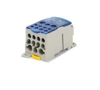 Scatola di distribuzione Bornier Morsettiera for guida DIN UKK 80A/125A/160A/250A/400A Scatola di distribuzione Un ingresso Più uscite Scatola(UKK-500A blue)