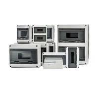 Scatola di distribuzione con interruttore Mcb IP65, scatola di protezione ABS, alimentatore elettronico, contenitore for guida DIN for interruttore automatico a parete(HL-24WAY)