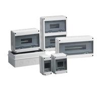 Scatola di distribuzione con interruttore Mcb IP65, scatola di protezione ABS, alimentatore elettronico, contenitore for guida DIN for interruttore automatico a parete