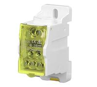 Scatola di Distribuzione della Binario DIN Box con Alloggiamento Antincendio e Connessioni in Ottone per Switchwear e Armadi Ad Alta Tensione Fino a 690 V 125A (YELLOW)