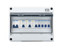 Scatola di distribuzione elettrica impermeabile con interruttore automatico MCB, interruttore domestico, scatola di giunzione in plastica, IP65(12way type4)