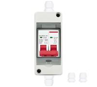 Scatola di distribuzione elettrica impermeabile for esterni HT-2 IP65, interruttore automatico solare AC/DC, MCB 63A, RCBO, scatola di giunzione in plastica for PC(HT-2 and DZ47,10A)