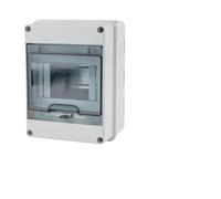 Scatola di distribuzione elettrica impermeabile IP65 da 5/8/12/15/18/24 vie, interruttore automatico, scatola di giunzione di potenza MCB in plastica PC ABS(HL-5WAY)