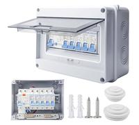 Scatola di distribuzione impermeabile, scatola di distribuzione da parete, scatola di distribuzione per esterni, impermeabile, scatola di alimentazione esterna, scatola dei fusibili, a parete, con