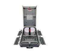 Scatola di Distribuzione In Fibra FTTH da Esterno A 16 Core (Splitter PLC 1:24) Scatola di Giunzione per Cavo Ottico Impermeabile da Esterno