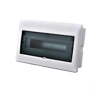 Scatola di distribuzione in plastica a 15 vie con coperchio trasparente per la gestione dell'impianto elettrico in diversi ambienti interni ed esterni