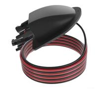 Scatola di distribuzione PV, 120 mm, colore nero | ABS di alta qualità, colore nero, resistente alla corrosione, alloggiamento durevole, protezione dalla polvere
