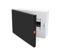 Scatola di distribuzione superficie, adatta per 12 elementi. Design ottimizzato e funzionale per un'installazione pratica ed efficiente.