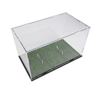 Scatola di esposizione acrilica trasparente antipolvere della cassa del calcio con le caratteristiche smontabili convenienti (verde)
