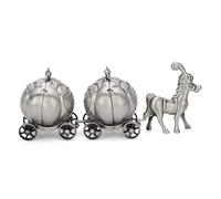 scatola di fatina dei denti scatola di raccolta dei denti forma di carrozza di zucca vintage ornamento regalo artigianale squisito scatola di denti da latte, ricordo di una scatola per bambini