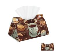 Scatola di fazzoletti di zucchero e cioccolato per caffè e dolci, scatole quadrate e cubiche