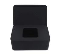 Scatola di fazzoletti plastica, porta umidi, salviette, scatola immagazzinaggio carta, distributore asciugamani, organizer for tovaglioli casa Per Carta Igienica, Auto Ufficio Casa(Black)