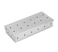 Scatola di fumatori in acciaio inossidabile BOX BASCE Accessorio per grigliare per carne barbecue per esterni a prova di ruggine resistenti al calore resistente alla ruggine 22 x