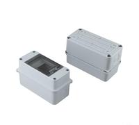 - Scatola di fusibili impermeabile montata IP65 Piccola recinzione di distribuzione elettrica per 3 moduli HT-3 pannello in PVC ABS con porta trasparente in PC