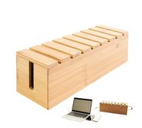 Scatola di gestione dei cavi, organizer per cavi, organizer per cavi, organizer per cavi, soluzione per la scrivania, design ordinato, supporto per ciabatta, struttura durevole, con