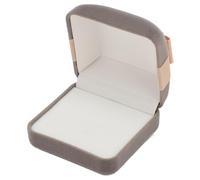 Scatola di gioielli affluati, in velluto resistente ai graffi con design elegante per matrimoni, viaggi, conservazione multifunzionale, uso versatile, Caisse à bague, Flanella, Nessuna pietra preziosa
