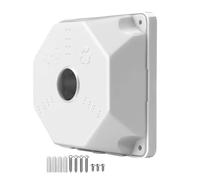 Scatola Di Giunzione A Soffitto - Braffatta Per Montaggio Della Telecamera Da 3,5 Pollici | Organizzazione Via Cavo Rimovibile Impermeabile Per La Casa Garage Per Interni Office Balcony Apartment Hall