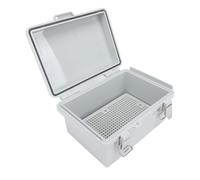 Scatola di giunzione elettrica, 4.92 x 6,89 x 3,54 in IP67 ABS Swincosure Switch Router Project Box con cerniera in acciaio inossidabile Electronics Disendio fai -da -te