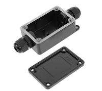 Scatola di Giunzione Esterna Ip66 Nera in Plastico