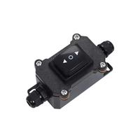 Scatola di giunzione impermeabile con interruttore a cavo in linea 12V/24V/110V/220V/250V con bilanciere ON-OFF-ON e controllo motore con pulsante su/giù momentaneo(ON-OFF-ON (110-250V))