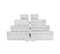 Scatola di giunzione impermeabile in plastica, custodia impermeabile, strumento elettronico per esterni, scatola di progetto elettrica, alloggiamento di collegamento con fori, 1 pezzo (T85-85-50)