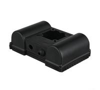 Scatola di giunzione per condensatore elettrico per compressore d'aria, alloggiamento motore in plastica con fori di montaggio a vite, compatibile con motori a pompa monofase da 220 V, nero, 195 x 126