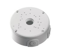 Scatola di giunzione per fotocamera, rotonda, impermeabile, supporto per filo nascosto per la parete o il soffitto, accessori di videosorveglianza durevoli per fotocamere a cupola, base emisfero in