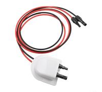 Scatola di giunzione per pressacavo solare IP68 per installazioni di pannelli solari per tetti, camper, barche ed edifici - Scatola di ingresso resistente alle intemperie in ABS con filo pre-collegato