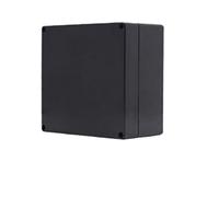 Scatola di giunzione professionale in plastica ABS Custodia impermeabile IP67 for progetti elettronici Custodia nera antipolvere(F5)