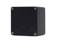 Scatola di giunzione professionale in plastica ABS Custodia impermeabile IP67 for progetti elettronici Custodia nera antipolvere(F25)