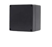 Scatola di giunzione professionale in plastica ABS Custodia impermeabile IP67 for progetti elettronici Custodia nera antipolvere(F14)