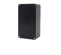 Scatola di giunzione professionale in plastica ABS Custodia impermeabile IP67 for progetti elettronici Custodia nera antipolvere(F2)