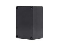 Scatola di giunzione professionale in plastica ABS Custodia impermeabile IP67 for progetti elettronici Custodia nera antipolvere(F4)