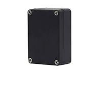 Scatola di giunzione professionale in plastica ABS Custodia impermeabile IP67 for progetti elettronici Custodia nera antipolvere(F19)