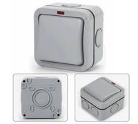 Scatola di giunzione resistente alle intemperie 1 banda, 20 A, IP66, interruttore esterno con solido design in ABS