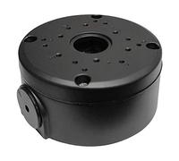 Scatola di giunzione universale con base profonda per telecamere di sorveglianza di sicurezza, cavo nascosto per telecamera IP CCTV Dome e Bullet Type Solid Metal (nero)