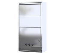 Scatola di goccia per pacchi da esterno con serratura a combinazione, piastra ispessita, resistente alla pioggia e al sole, antiruggine, facile da montare, adatta per la casa