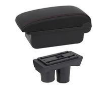 Scatola di immagazzinaggio Bracciolo Per Auto, Scatola Portaoggetti Interna Accessorio Per Lo Stile Degli Interni Per Citroen C-Elysee C3-XR(B1 Red Line)