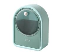 Scatola di immagazzinaggio cosmetico, supporto per cotone da trucco,Scatola di immagazzinaggio da scrivania impermeabile - Custodia portatile per cotton fioc, scatola di trucco da parete per rossetti