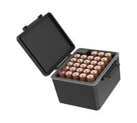 Scatola di immagazzinaggio degli organizzatori della batteria dell'ABS di durevolezza con guarnizione in silicone e controllo di potenza della capacità per il caso delle cellule 2A 3A caso di
