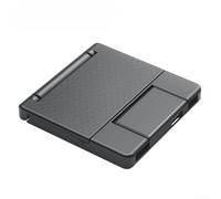 Scatola di immagazzinaggio del lettore di schede 7 in 1 Hub USB C per schede SD TF Trasferimento dati ad alta velocità Custodia portatile Organizer Nero 10 cm