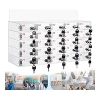 Scatola di immagazzinaggio del telefono a parete Armadietto di sicurezza portatile con 25 slot per la casa nization supporto del telefono mobile soluzione di archiviazione sicura per un facile accesso