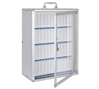 Scatola di immagazzinaggio del telefono mobile in alluminio 48 slot armadietto portatile con serratura di sicurezza per aula e ufficio maniglie facili da trasportare ideale per nizing dispositivi