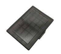 Scatola di immagazzinaggio della cassa della batteria dura 10 griglie della cassa del supporto della batteria Organizzatori contenitore per il supporto delle batterie AA