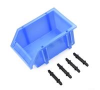 Scatola di immagazzinaggio dell'attrezzo per l'hardware e le parti della vite, caso dell'organizzatore di plastica con i compartimenti di classificazione, 180x120x80mm, PE stampato ad iniezione